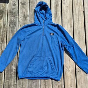 Massive Outdoor Men's 1/4 Zip Hooded Fleece Pull-Over - XL